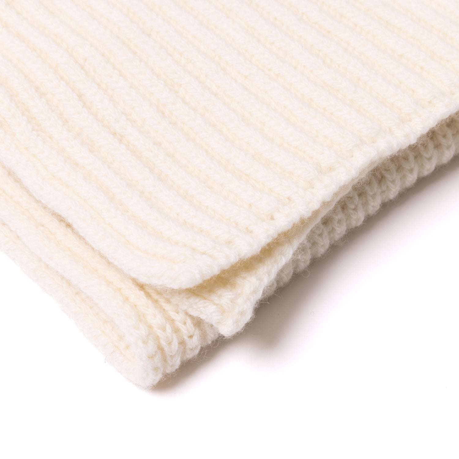 Schal "Ribbed Scarf" aus Lambswool und Cashmere - 6 Ply